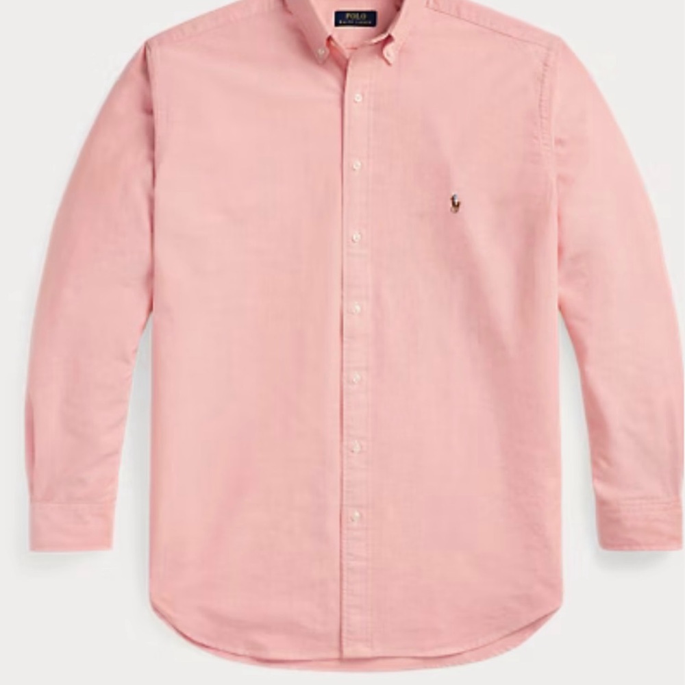 Ralph Lauren The Iconic Oxford Shirt Classic Fit Shirt Kona Orange - Picture 2 of 11